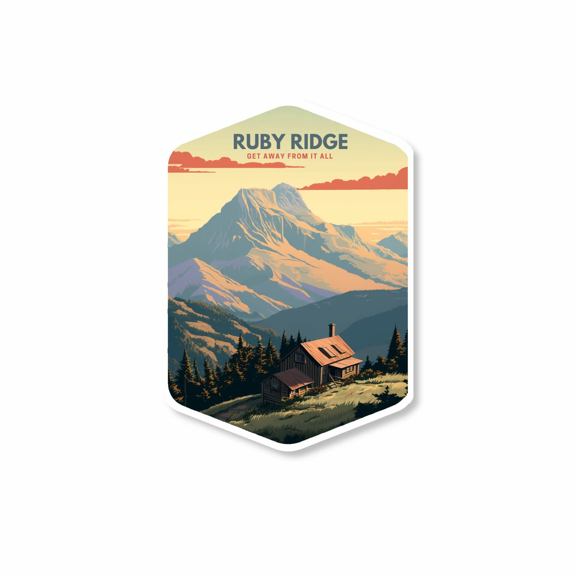 Ruby Ridge Sticker